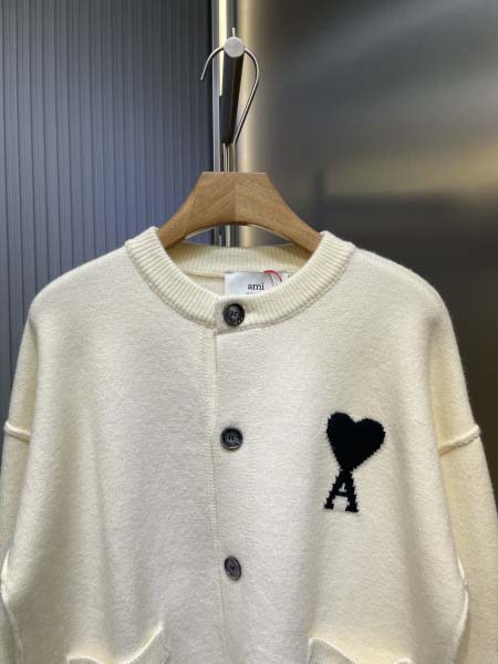2025年11月4日秋冬新作Ami Paris ニットカーディガン  高品質人気商品/LDF工場