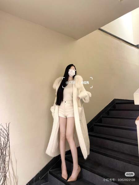 2025年11月18日入荷秋冬新作毛衿フード付きのロングセーター ファッション/誕生日プレゼント/贈り物 can工場