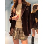 2025年11月18日入荷秋冬新作MiuMiuジャケットファッション/誕生日プレゼント/贈り物 can工場