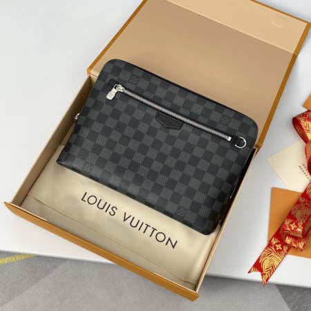2025年12月8日入荷ヴィトン財布N60417 New PouchDamier Graphite27×21×5cm 高品質新作/誕生日プレゼント