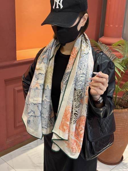 2025年12月10日入荷新品HERMESマフラーギフト/誕生日/記念品/アクセサリーkaka工場