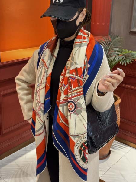 2025年12月10日入荷新品HERMESマフラーギフト/誕生日/記念品/アクセサリーkaka工場