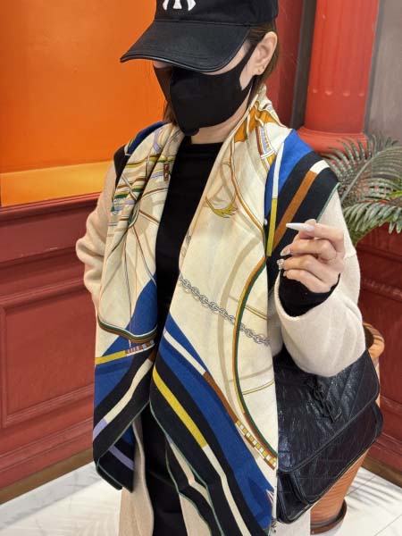 2025年12月10日入荷新品HERMESマフラーギフト/誕生日/記念品/アクセサリーkaka工場