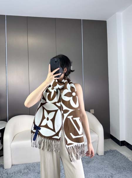 2025年12月10日入荷新品Louis Vuittonマフラーギフト/誕生日/記念品/アクセサリーkaka工場