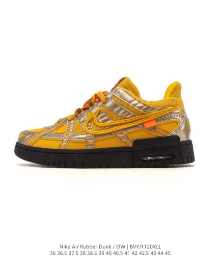 2025年12月新品OFF-WHITE x NK Air Rubber Dunk OW人気 スニーカー男女兼用/誕生日プレゼント/XH工場