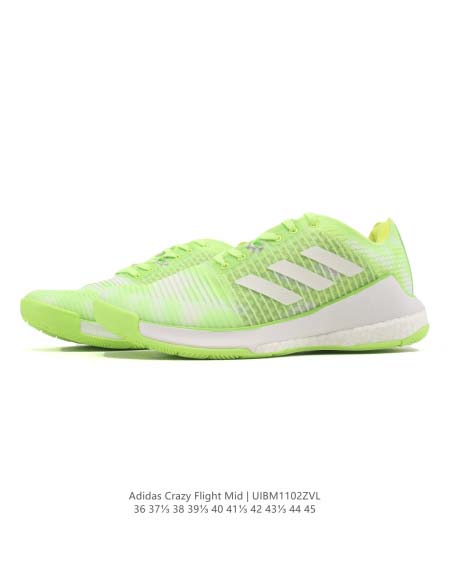 2025年12月新品Adidas Crazyflight Mid人気 スニーカー男女兼用/誕生日プレゼント/XH工場