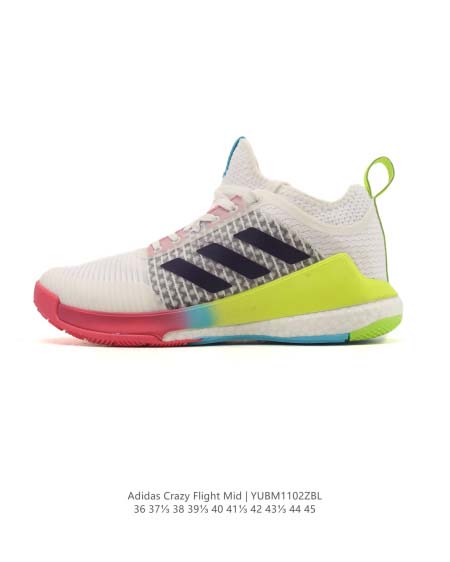 2025年12月新品Adidas Crazyflight Mid人気 スニーカー男女兼用/誕生日プレゼント/XH工場