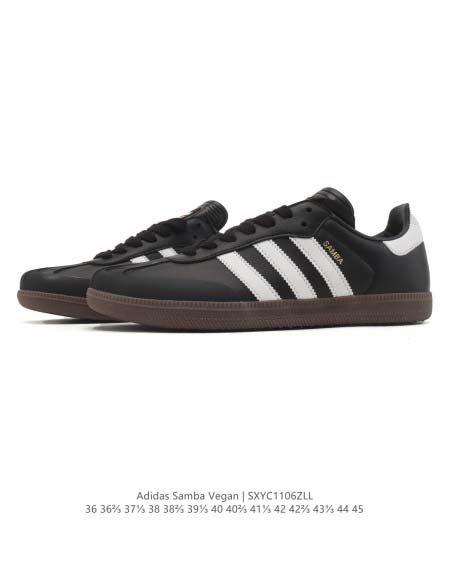 2025年12月新品Adidas SAMBAVEGAN人気 スニーカー男女兼用/誕生日プレゼント/XH工場