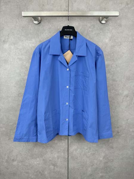 2025年12月1日秋冬新作MIU MIUシャツ高品質人気商...