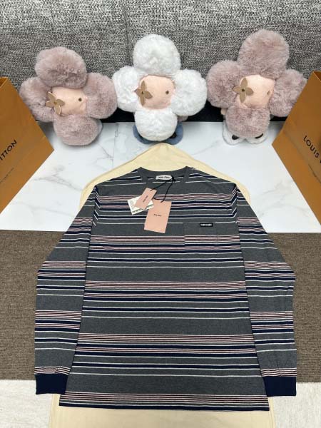 2025年12月4日秋冬新作Miu Miutシャツ高品質人気...