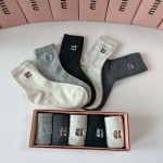 2025年12月10日入荷新品MiuMiu靴下ギフト/誕生日/記念品/アクセサリーkaka工場