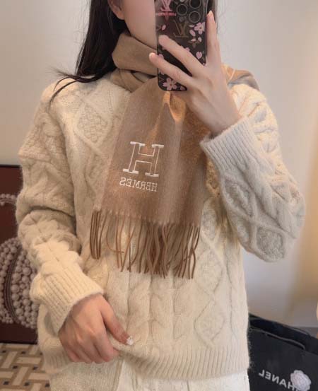 2025年12月10日入荷新品HERMESマフラーギフト/誕...