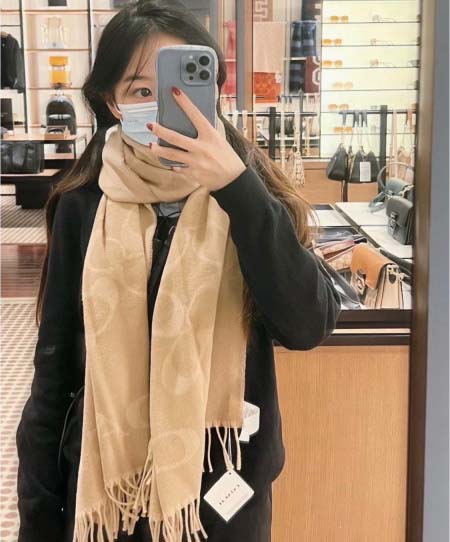 2025年12月10日入荷新品Coachマフラーギフト/誕生...