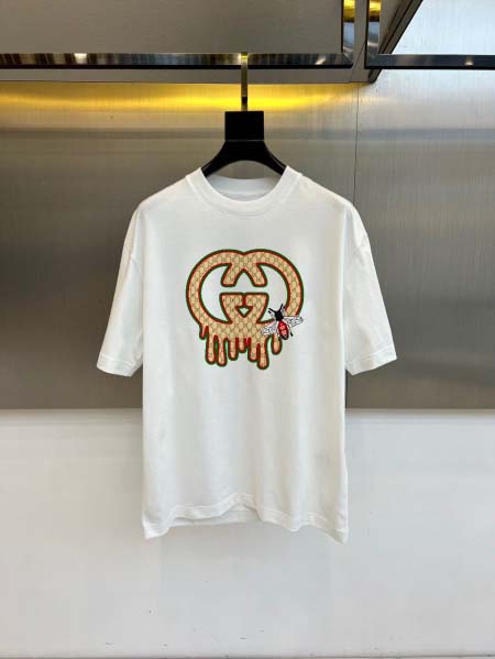2026年4月16日新作Gucci半袖 tシャツ高品質/誕生日プレゼント/FF工場M-3XL