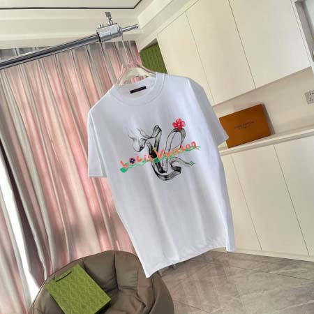 2026年4月22日新作Louis vuitton半袖 tシャツ高品質/誕生日プレゼント/FF工場