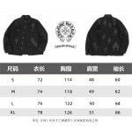 2026年4月15日新作Chrome Heartsジャケット高品質/誕生日プレゼント/FF工場