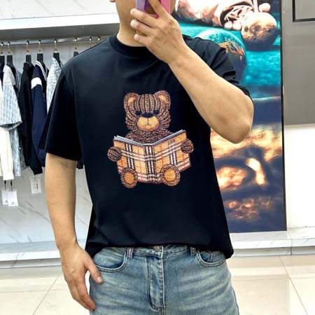 2026年4月16日新作Burberry半袖 tシャツ高品質/誕生日プレゼント/FF工場M-3XL