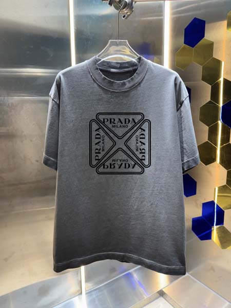 2026年4月23日春夏新作Prada半袖 tシャツ高品質/...
