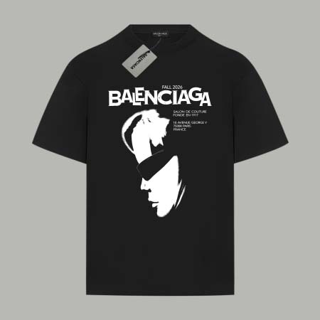 2026年4月23日春夏新作BALENCIAGA半袖 tシャツ高品質/誕生日プレゼント/FF工場