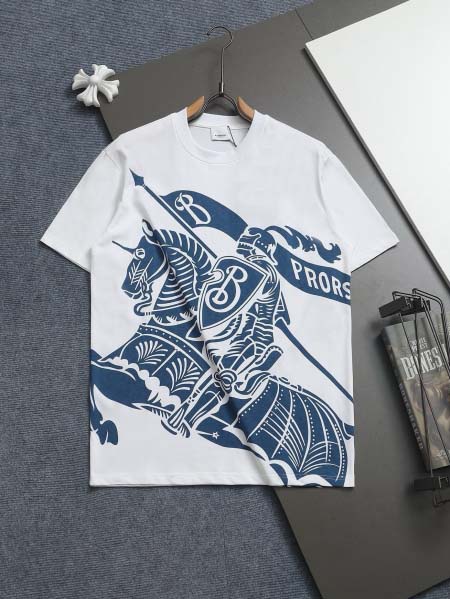 2026年4月24日春夏新作Burberry半袖 tシャツ高...