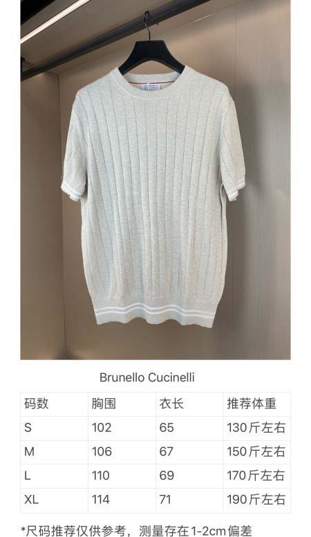 2026年6月18日春夏新作Brunello Cucinelliニットの半袖高品質人気の商品/YGY工場