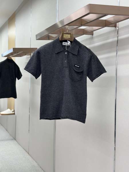 2026年6月15日春夏新作MiuMiu半袖 tシャツ原版復...