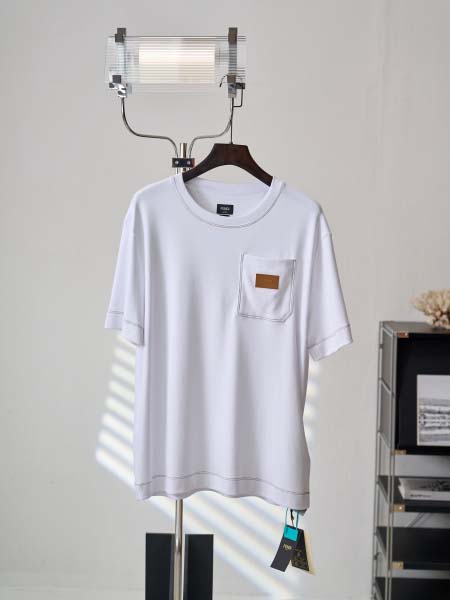 2026年6月16日春夏新作FENDI半袖 tシャツ原版復刻...