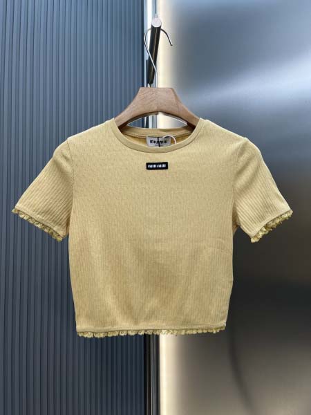 2026年6月16日春夏新作MIUMIU半袖 tシャツ高品質...