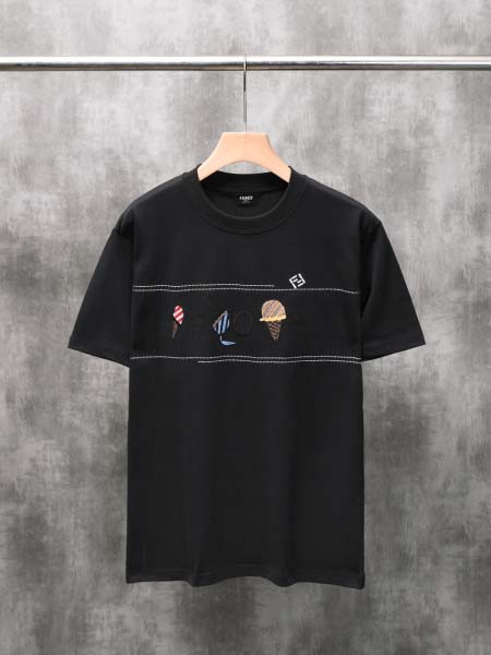 2026年6月17日春夏新作FENDI半袖 tシャツ高品質人...