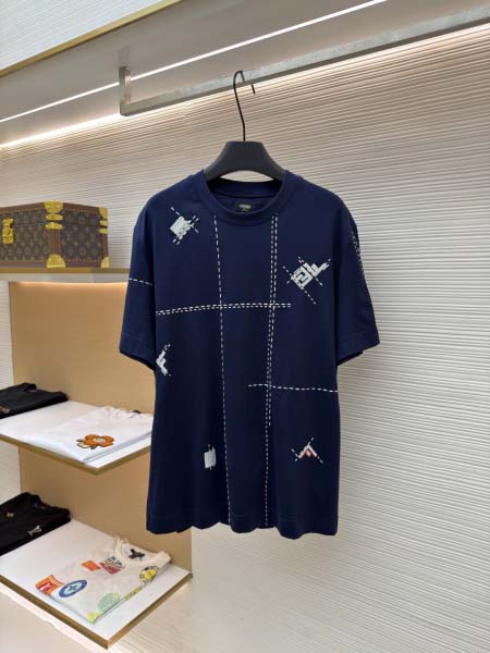 2026年6月17日春夏新作Fendi半袖 tシャツ高品質人...