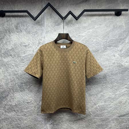 2026年6月22日春夏新作LACOSTEtシャツ高品質人気...
