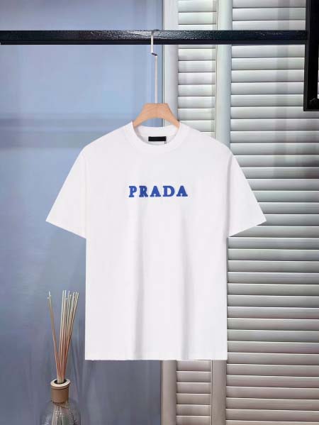 2026年6月23日春夏新作Prada半袖 tシャツ高品質人...