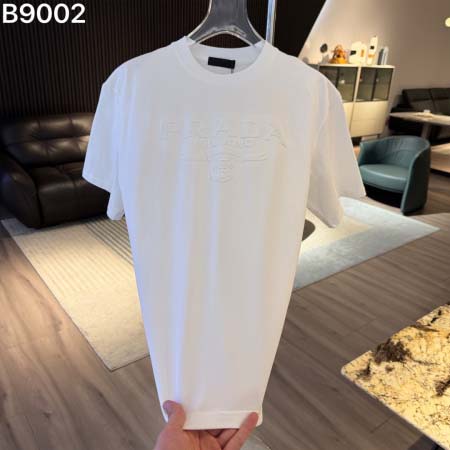 2026年6月23日春夏新作Prada半袖 tシャツ高品質人...