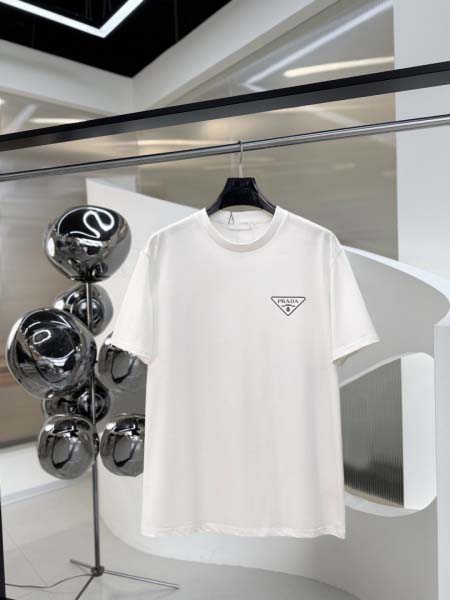 2026年6月23日春夏新作Prada半袖 tシャツ高品質人...