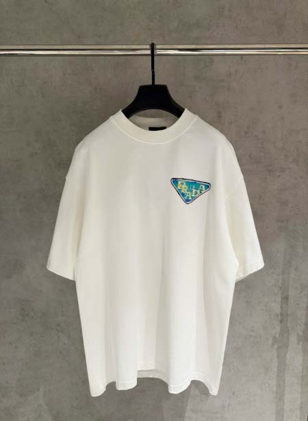 2026年6月24日春夏新作PRADAtシャツ高品質人気の商...
