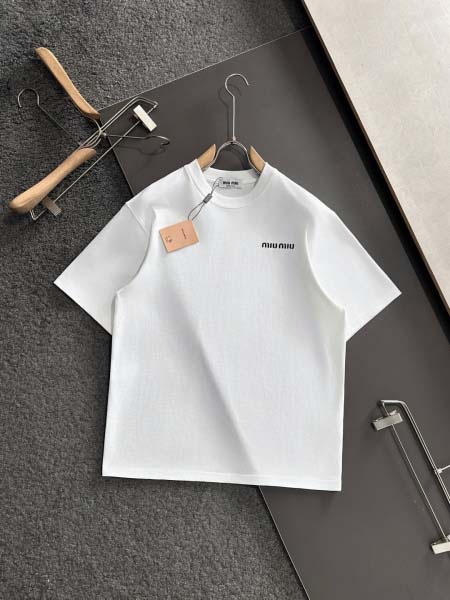 2026年6月25日春夏新作Miumiu半袖 tシャツ高品質...