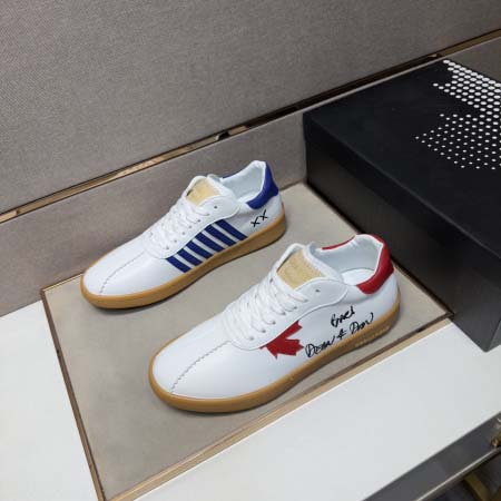 2026年7月1日入荷新品Dsquared2カジュアルシューズ/スニーカー｜メンズ靴人気本革製ギフト/誕生日/TL工場