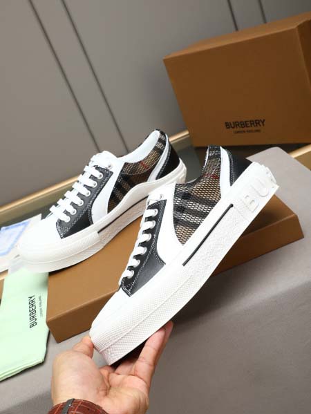 2026年7月6日入荷新品Burberryカジュアルシューズ/スニーカー｜メンズ靴人気本革製ギフト/誕生日/TL工場