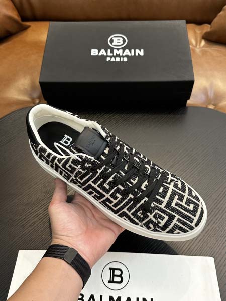 2026年7月6日入荷新品BALMAINカジュアルシューズ/スニーカー｜メンズ靴人気本革製ギフト/誕生日/TL工場
