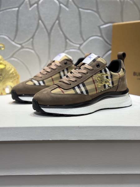 2026年7月6日入荷新品BURBERRYカジュアルシューズ/スニーカー｜メンズ靴人気本革製ギフト/誕生日/TL工場