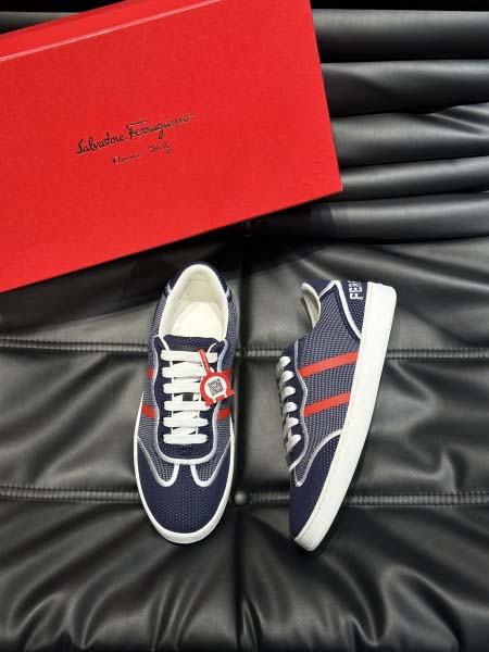 2026年7月6日入荷新品Ferragamoカジュアルシューズ/スニーカー｜メンズ靴人気本革製ギフト/誕生日/TL工場