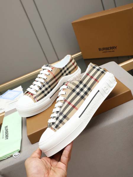 2026年7月7日入荷新品Burberryカジュアルシューズ/スニーカー｜メンズ靴人気本革製ギフト/誕生日/TL工場