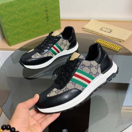 2026年7月13日入荷新品Gucciカジュアルシューズ/スニーカー｜メンズ靴人気本革製ギフト/誕生日/TL工場