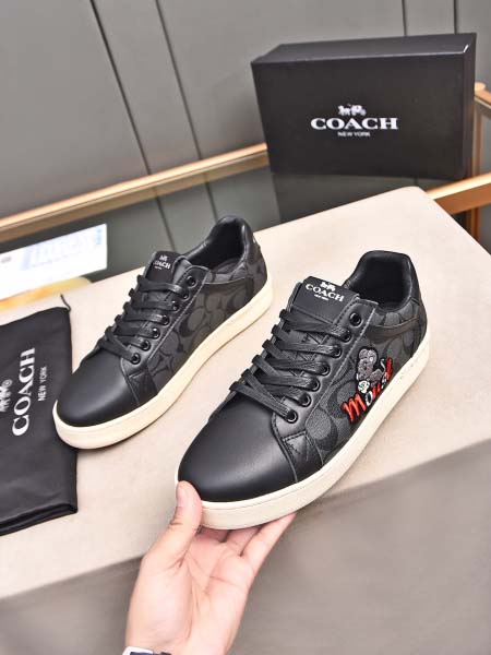 2026年7月16日入荷新品COACHカジュアルシューズ/スニーカー｜メンズ靴人気本革製ギフト/誕生日/TL工場