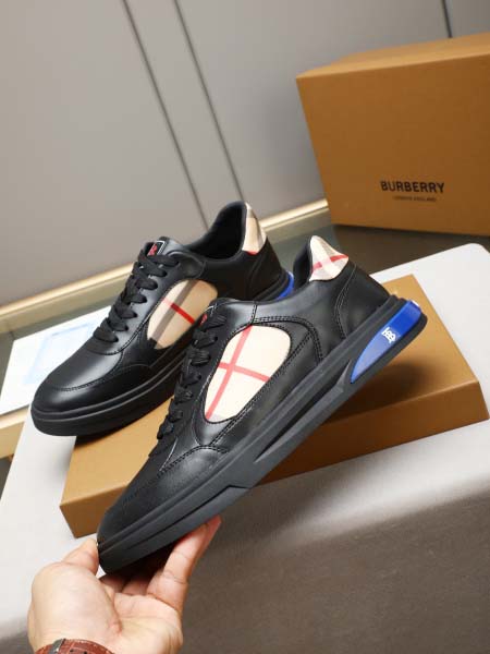 2026年7月16日入荷新品Burberryカジュアルシューズ/スニーカー｜メンズ靴人気本革製ギフト/誕生日/TL工場