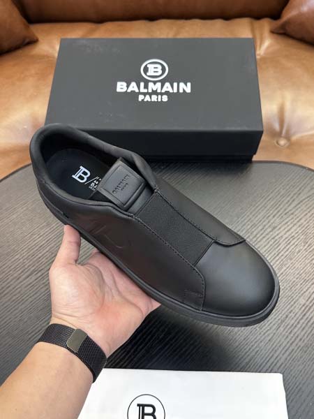 2026年7月17日入荷新品BALMAINカジュアルシューズ/スニーカー｜メンズ靴人気本革製ギフト/誕生日/TL工場