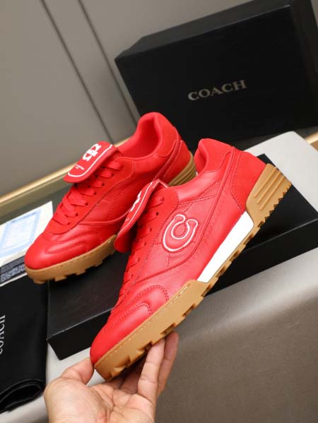 2026年7月18日入荷新品COACHカジュアルシューズ/スニーカー｜メンズ靴人気本革製ギフト/誕生日/TL工場