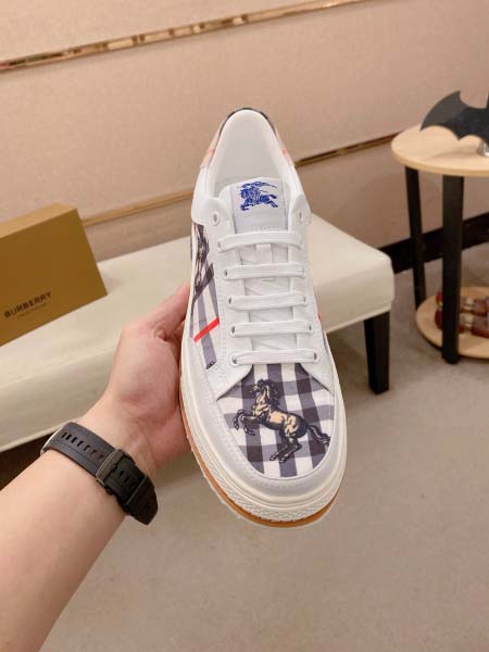 2026年7月18日入荷新品BURBERRYカジュアルシューズ/スニーカー｜メンズ靴人気本革製ギフト/誕生日/TL工場