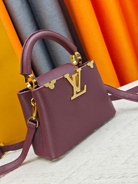 2026年8月8日入荷ヴィトンバッグ M24583 M24584 M24585 M27164  Capucines Flower Crown Taurillon  Monogram   LV   :21.0 x 14.0 x 8.0 CM人