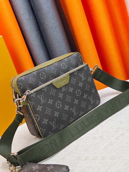 2026年8月8日入荷ヴィトンバッグM28628 M69443 M45320 M46602 M69827  Trio  Monogram Eclipse  0  25 x 18.5 x 7 (CM)人気の新作/誕生日プレゼント/ZC工場